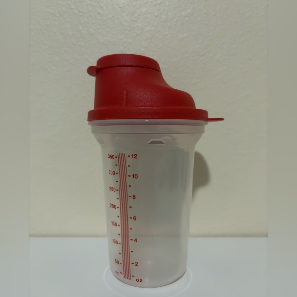 Tupperware Red All-in-One Shaker